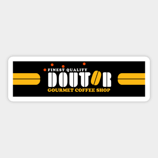 Doutor Gourmet Coffee Shop Sticker